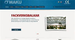 Desktop Screenshot of maku.se