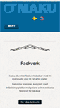 Mobile Screenshot of maku.se